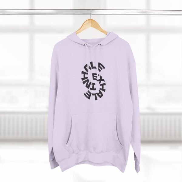 three panel fleece hoodie — "inhale & exhale, be energetic" motivational hoodie three panel fleece hoodie — "inhale & exhale, be energetic" motivational hoodie