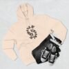 three panel fleece hoodie — "inhale & exhale, be energetic" motivational hoodie three panel fleece hoodie — "inhale & exhale, be energetic" motivational hoodie