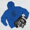 three panel fleece hoodie — "inhale & exhale, be energetic" motivational hoodie three panel fleece hoodie — "inhale & exhale, be energetic" motivational hoodie