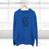 three panel fleece hoodie — "inhale & exhale, be energetic" motivational hoodie three panel fleece hoodie — "inhale & exhale, be energetic" motivational hoodie