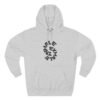 three panel fleece hoodie — "inhale & exhale, be energetic" motivational hoodie three panel fleece hoodie — "inhale & exhale, be energetic" motivational hoodie