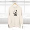 three panel fleece hoodie — "inhale & exhale, be energetic" motivational hoodie three panel fleece hoodie — "inhale & exhale, be energetic" motivational hoodie