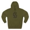 three panel fleece hoodie — "inhale & exhale, be energetic" motivational hoodie three panel fleece hoodie — "inhale & exhale, be energetic" motivational hoodie