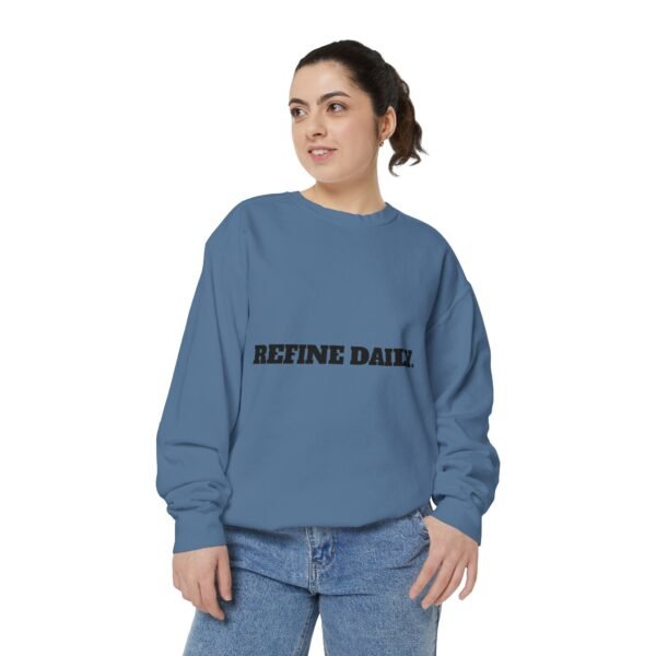 Refine Daily Sweatshirt — Minimal Motivational Crewneck