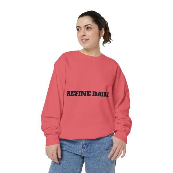 Refine Daily Sweatshirt — Minimal Motivational Crewneck