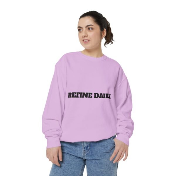 Refine Daily Sweatshirt — Minimal Motivational Crewneck