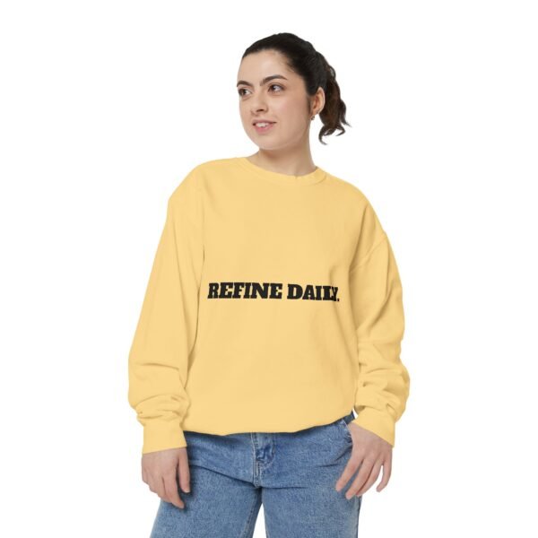 Refine Daily Sweatshirt — Minimal Motivational Crewneck