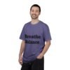 high premium breathe. balance. become. yoga t shirt
