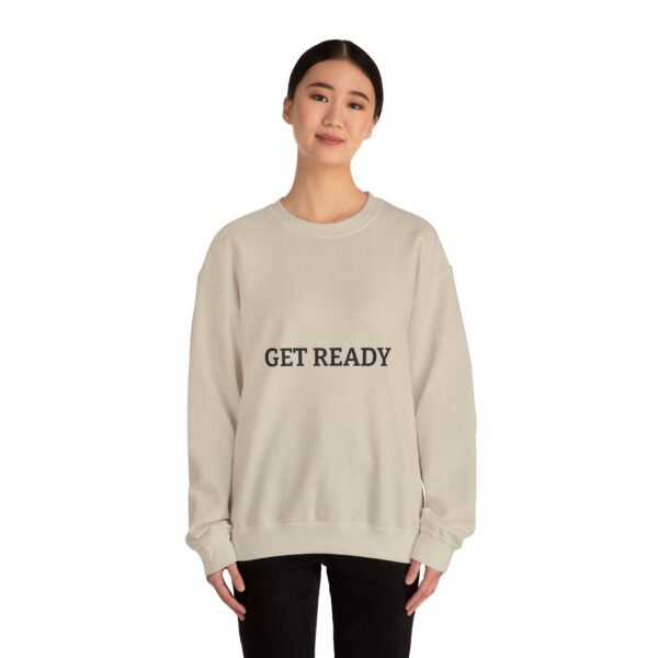get ready crewneck sweatshirt — high quality graphic crewneck