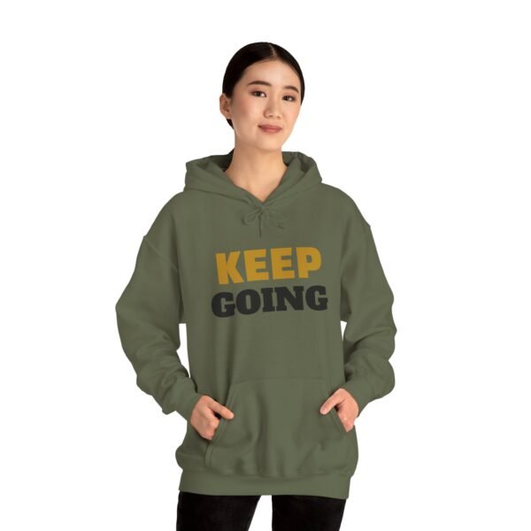 KEEP GOING Inspirational Hoodie — Premium Motivational Pullover