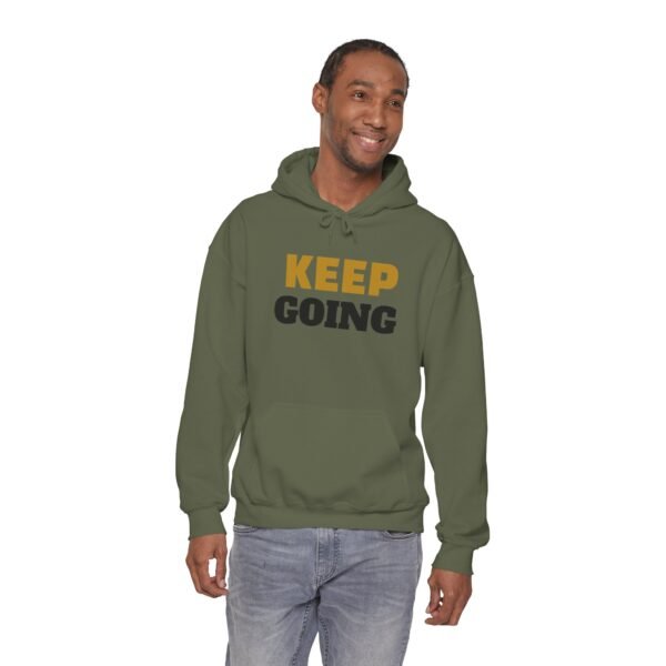 KEEP GOING Inspirational Hoodie — Premium Motivational Pullover