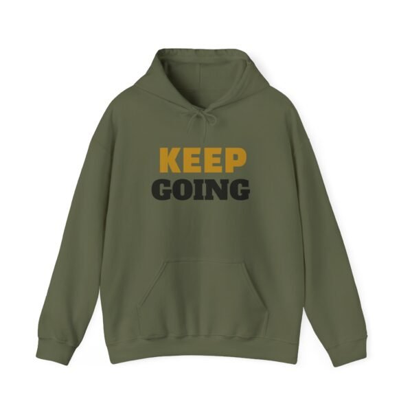 KEEP GOING Inspirational Hoodie — Premium Motivational Pullover