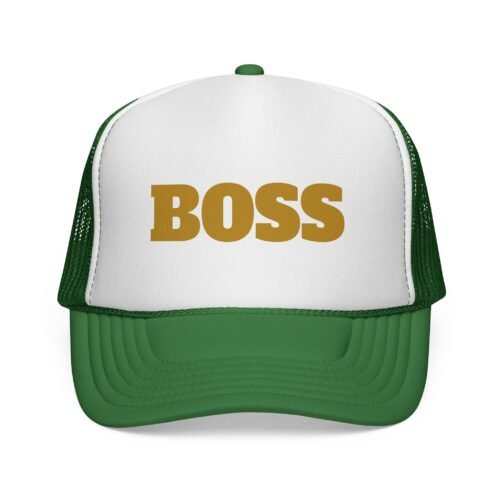 Boss Trucker Cap — "premium" Face Design