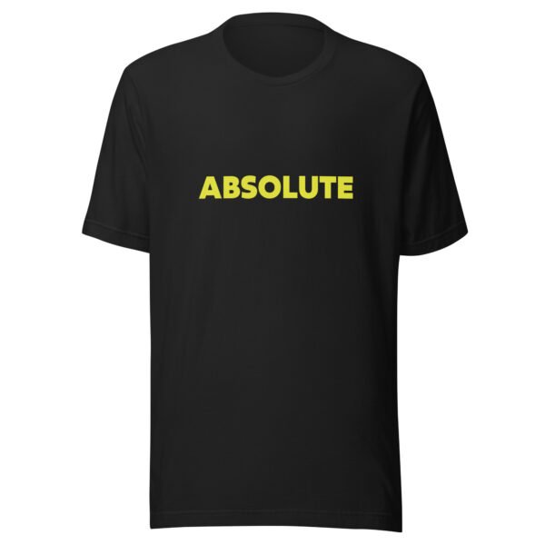 unisex-staple-t-shirt-vintage-black-front-6ac6102c51ead.jpg "ABSOLUTE" Unisex Premium Cotton Tee