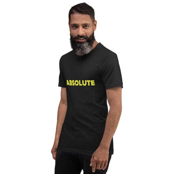 unisex-staple-t-shirt-vintage-black-left-front-6ac6102c513b5.jpg "ABSOLUTE" Unisex Premium Cotton Tee
